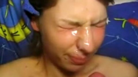 My teen Russian girlfriend loves getting facial on POV video and here is the short compilation of the best facials on her face by me.